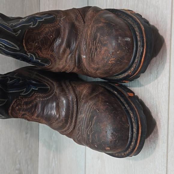 Cody James Mens DRP-2 Western Cowboy Leather Boots shoes boots 8.5D - Picture 3 of 11